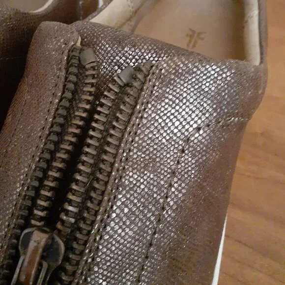 Frye Lena Low Zip Sneakers - Picture 9 of 10